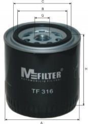 Масляный фильтр M-FILTER TF 316 (фото 1)