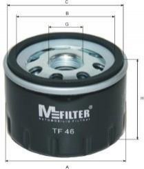 Масляный фильтр M-FILTER TF46 (фото 1)