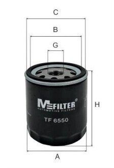 Масляный фильтр M-FILTER TF6550 (фото 1)