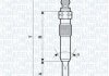 Свічка розжарення MAGNETI MARELLI 062900071304 (фото 1)
