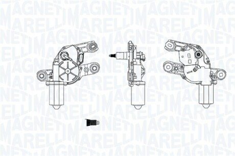 Мотор склоочисника MAGNETI MARELLI 064075800010 (фото 1)