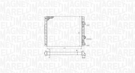 Радіатор охолодження VW Lupo/Polo 1.0-1.9 94-01/Seat Arosa 1.0-1.7 97-04 350213192900