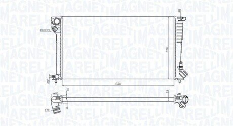 Радіатор охолодження Citroen Berlingo 1.9D/2.0HDI 93-15 350213199700