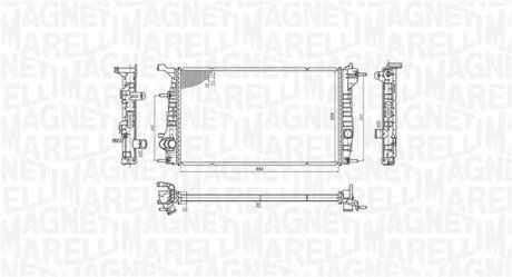 Радіатор MAGNETI MARELLI 350213200600 (фото 1)