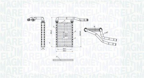 Радіатор пічки Fiat Sedici/Suzuki Swift 1.2D-2.0D 05- 350218490000