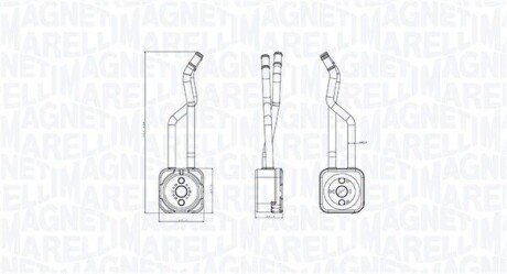 Охолоджувач мастила MAGNETI MARELLI 350300003800 (фото 1)