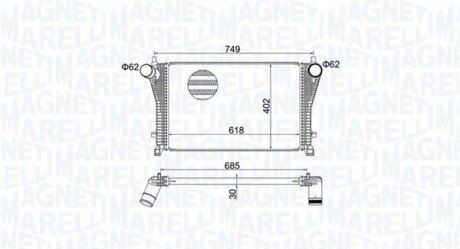 Інтеркулер MAGNETI MARELLI 351319205370 (фото 1)