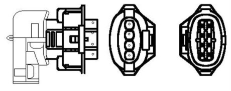 MAGNETI MARELLI CHEVROLET Кисневий датчик (Лямбда-зонд) CAPTIVA (C100, C140) 3.2 4WD 06-, OPEL ASTRA H 1.6 07-10, CORSA D 1.6 07-14 466016355162