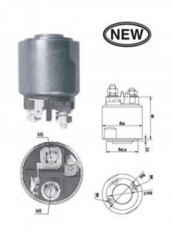 Тягове реле, стартер (пр-во Magneti Marelli кор.код. AME0546) 940113050546