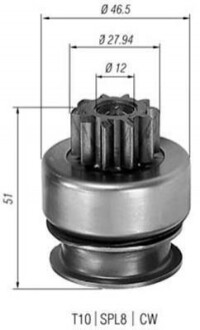 Бендикс стартера MAGNETI MARELLI AMB0178 (фото 1)