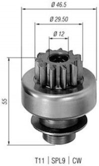 Бендікс стартера MAGNETI MARELLI AMB0306 (фото 1)