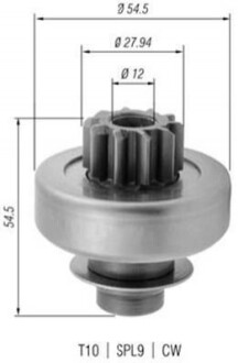 Бендікс стартера MAGNETI MARELLI AMB0379 (фото 1)