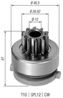 Бендикс стартера MAGNETI MARELLI AMB0423 (фото 1)