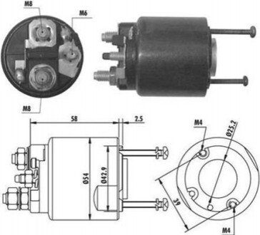 MAGNETI MARELLI Соленоид MERCEDES A168, B245 AME0064