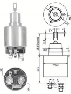 MAGNETI MARELLI Втягивающее реле стартера AUDI 2,0-4,2: 80/100/A4/6/8 VW Passat 1,6/1,8 [940113050270] AME0270