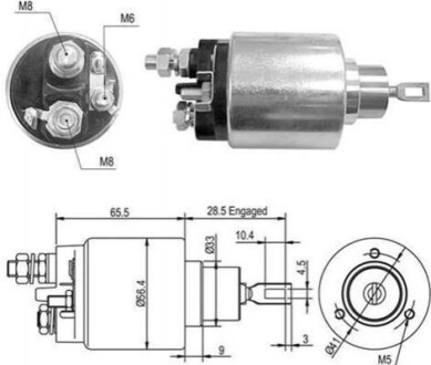 MAGNETI MARELLI Соленоид Сitroen Jumper 2.8 HDI 02- AME0429