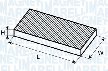 Фільтр салону MAGNETI MARELLI BCF105 (фото 1)