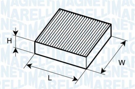 MAGNETI MARELLI Фильтр салона FIAT DUCATO 07/06-PEUGEOT BOXER 04/06-CITROEN JUMPER 04/06- [350203062180] BCF218