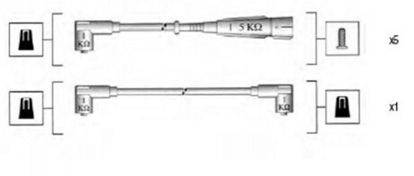 Набір проводів MSK535