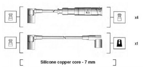 Набір проводів MSK651