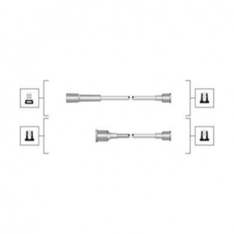 Комплект проводів запалювання MSQ0107