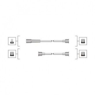 Комплект проводов зажигания MSQ0109