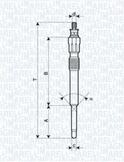 Свеча накала UC40A