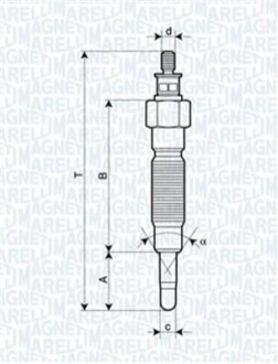 Свічка розжарення UC47A