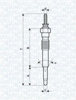 Свеча накала UC51A