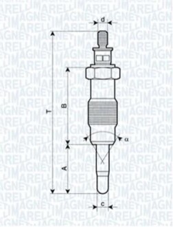 Свеча накала UX11A