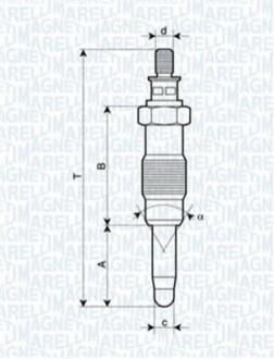 Свеча накала UX13A