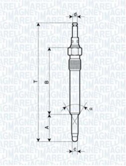 Свічка розжарення UX16A