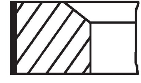 Кольца поршневые MB 89,90 M104/M111 2,0-3,2 (пр-во Mahle) 001 40 N0