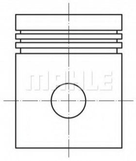 Поршень MAHLE / KNECHT 0017601 (фото 1)