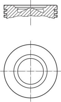 Поршень MAHLE / KNECHT 007PI00170000 (фото 1)