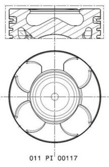 Поршень двигуна MAHLE / KNECHT 011PI00117002 (фото 1)