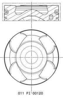 Поршень MAHLE / KNECHT 011PI00120000 (фото 1)