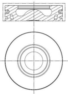 Поршень MAHLE / KNECHT 013PI00136002 (фото 1)