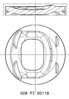 Поршень 028PI00118001