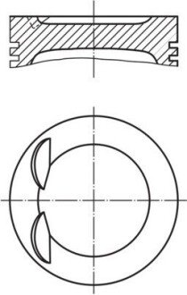 Поршень MAHLE / KNECHT 028PI00134002 (фото 1)