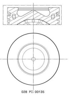 Поршень 028PI00135000