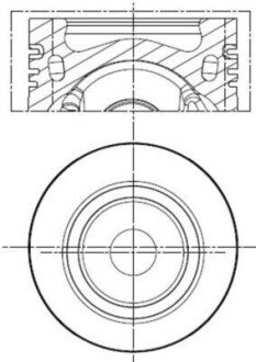 Поршень MAHLE / KNECHT 028PI00141000 (фото 1)