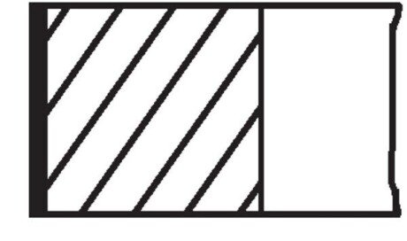 Кольца поршневые VAG 75,01 3F/AAL/AAU/ABD/AEV 1,0/1,3/1,4 (пр-во Mahle) 029 92 N0