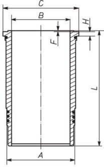 Гільза циліндра 037 LW 00107 001