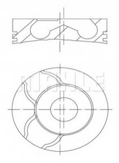 Поршень MAHLE / KNECHT 0386300 (фото 1)