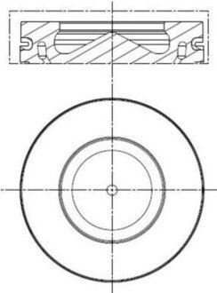 Поршень MAHLE / KNECHT 081PI00113001 (фото 1)