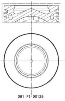 Поршень MAHLE / KNECHT 081PI00129000 (фото 1)