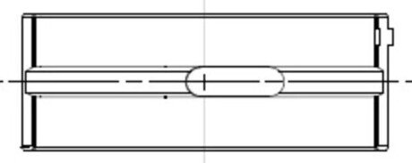 Вкладиші корінні (1шия) 0.25 DAF MX265/300/340/375 213 HL 21652 025