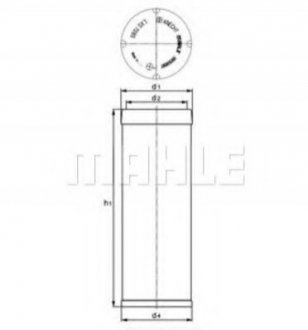 Воздушный фильтр Knecht MAHLE / KNECHT LXS7045 (фото 1)