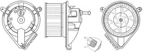 Моторчик печки AB 271 000S